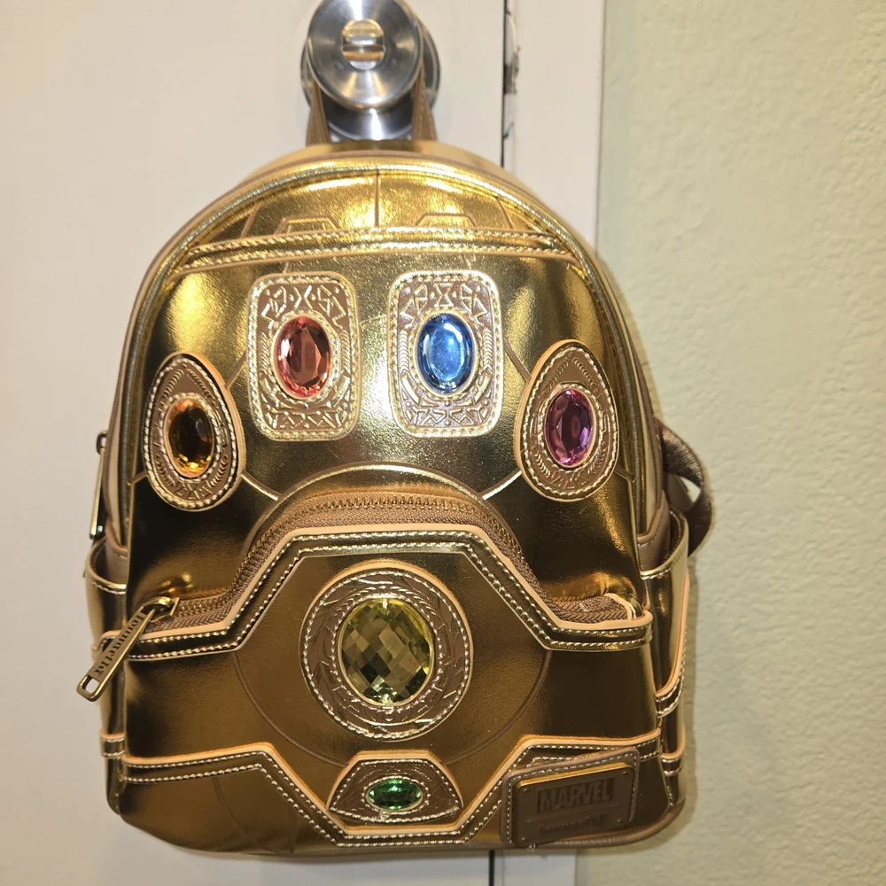 ****SOLD****Disney Loungefly Marvel Inevitable Infinity Stones Mini Backpack - Picture 2 of 6